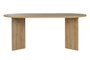 Hannah Home Mesa de comedor extensible de roble Cádiz, tablero de partículas con melamina, 180x75x90 cm, capacidad de carga 70 kg